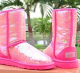 UGG Pink Short Sequin  Boots Photo 0
