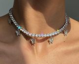 Boutique Silver butterfly necklace Photo 0