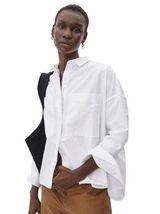 Everlane NWOT! The Boxy Oxford in White - Size XXS Photo 0