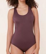 Andie The Tulum One Piece Swimsuit Licorice Purple Size M NWT Photo 0