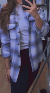Hollister Oversized Flannel Jacket Photo 0