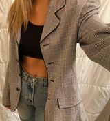EXPRESS Plaid Blazer Photo 0