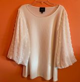 W5 White Long Sleeve Top Photo 0