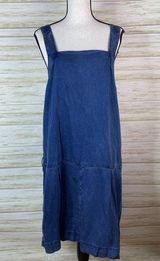 Paige Blue Cottagecore Apron Overalls Dropwaist Dress Photo 0