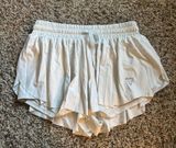 Flowy White Athletic Amazon Shorts Photo 0