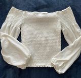 J for Justify White Off The Shoulder Top Photo 0