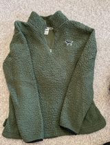 PINK - Victoria's Secret PINK Sherpa Quarter ZIP Pullover Photo 0