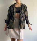 Ellen Tracy Flower Print Blazer Size 16 Photo 0