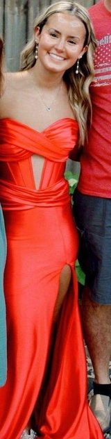 Sherri Hill Dress Prom Red Photo 0