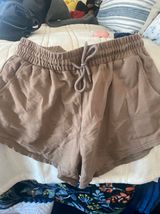 Amazon Brown  Sweat Shorts Photo 0