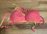 Primark Pink and Orange Triangle Bikini Photo 0