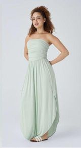 HALARA Ribbed Tube Ruched Split Wide Leg
Flowy Resort Jumpsuit Photo 0