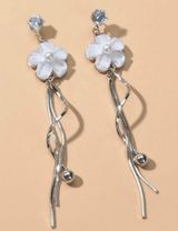 American Vintage Silver Plated Earrings  Photo 0