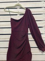 Winsor One Shoulder Mini Dress Photo 0