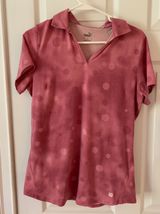 Puma Pink Golf Shirt Polo Style Photo 0