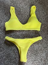 SheIn Yellow Swimsuit Photo 0