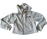 FOREVER 21 NEW YORK YANKEES GRAPHIC ZIPPERED GRAY HOODIE TOP S Photo 0