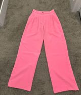Gianni Bini Pink Wide Leg High Waist Pants Photo 0