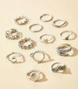 Boutique Silver Ring Set Photo 0