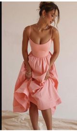 House of CB Lolita Apricot Dress - Size Medium - New Photo 0