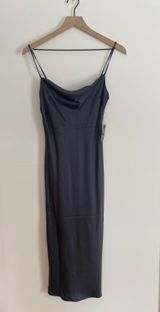 EXPRESS Satin Midi Dress Photo 0