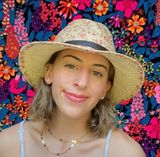 Anthropologie Floral Hat Photo 0