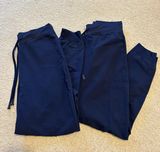 Mandala Scrub Pants Blue Size XS Photo 0