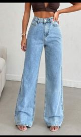 Straight Leg Jeans Size 6 Photo 0
