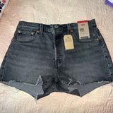 Levi’s Black Denim  Shorts NWT Photo 0