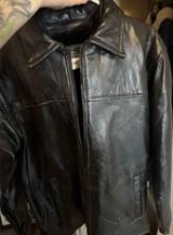 Men’s Haband Leather Jacket Black Size L Photo 0