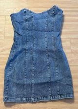 Breena Denim Corset Dress Photo 0