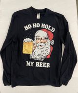 Ho Ho Hold My Beer Ugly Christmas Sweater - Small Photo 0