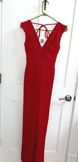Macy's Red Jumpsuit Photo 0