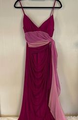 XOXO Maxi Dress Sz L Beautiful magenta colors Photo 0