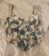 Hazel Boutique Corset Top Floral Photo 0
