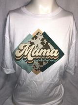 MaMa Cow Print Western Shirt Size M Photo 0