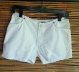 NoBo 7 28 Low Rise White Jean Shorts Photo 0