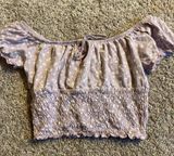 PacSun fitted off the shoulder top Photo 0