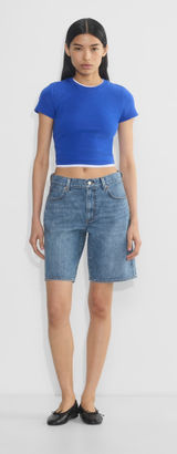 Aritzia Rib Crew Waist T-Shirt Photo 0