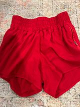 Red Athletic Shorts Photo 0