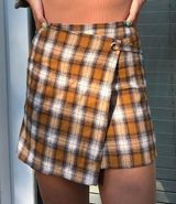 Nordstrom Plaid Asymmetrical Skirt Photo 0