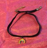 rainbow choker necklace Photo 0
