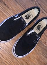 Vans Black Slip Ons Photo 0