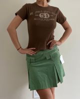 The Vintage Shop Brown Classic Y2K Statement Baby Tee Photo 0