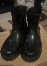 Black UGG Rain Boots Rubber Photo 0