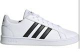 Adidas Grand Court Sneakers white with black adidas logo European size 38.5 Photo 0
