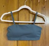 Aoxjox Women's Workout Bandeau Sports Bras Taining Fitness Running Yoga Crop Tank Top Gray Photo 0