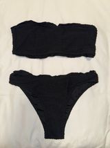 Black Bandeau Bikini Size M Photo 0