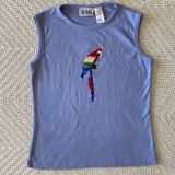 Bill Blass Vintage  Embellished Sequin Parrot Tee Photo 0