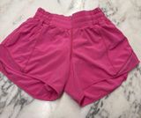 Lululemon Pink Hotty Hot shorts 4” Photo 0